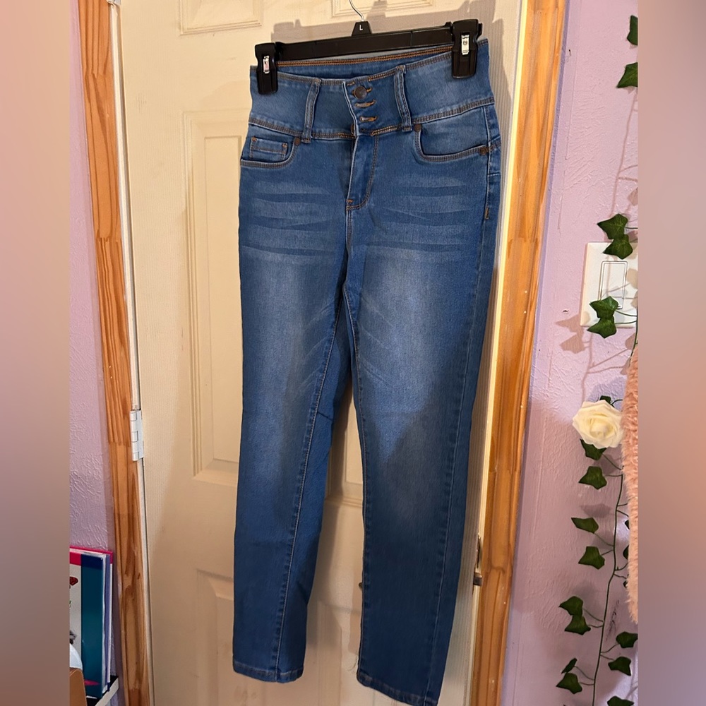 Blue jeans size seven
